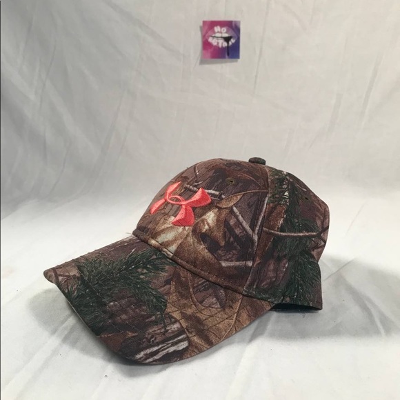Women’s Under Armour Logo Camo Pattern Hat One Size - Picture 5 of 8